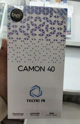 Tecno Camon 40 8/256GB Garansi Resmi Bisa COD Depok