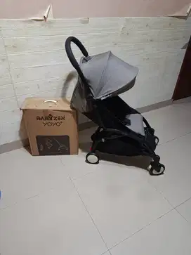 STROLLER BABYZEN YOYO GREY LIKE NEW CABIN SIZE NEGO