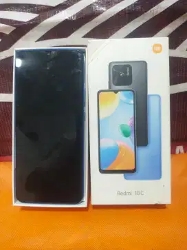Xiaomi Redmi 10C Second Ram 4/128 Lengkap mulus 100% Original