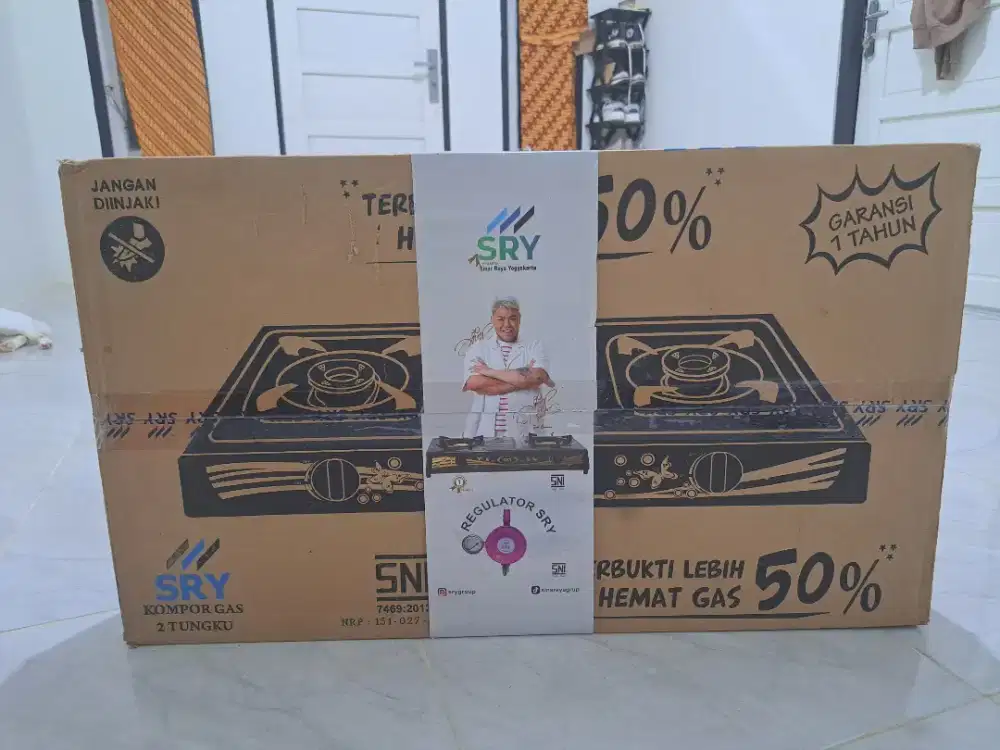 Kompor gas 2 tungku SRY Ivan Gunawan