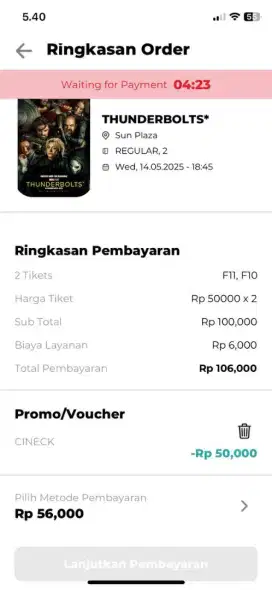 Jual Voc Cinepolis b1g1