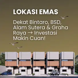 Rumah Strategis Serpong Tangsel Dekat Bintaro Jaksel Murah Jual Dijual