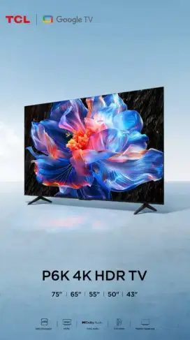 TCL 4K UHD HDR SMART GOOGLE TV 2025