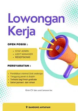 INFO LOKER BANDUNG