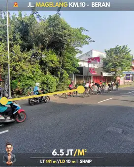 Jarang Ada! Tanah 141 m2 strategis dengan luasan kecil di Jalan Utama
