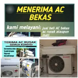 Terima ac bekas rusak