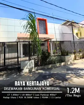 Disewakan Komersial 1.050m² Raya Kertajaya Indah Siap Pakai