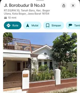 Disewakan Rumah Di Komplek IPB 4 Dekat Pandu Raya