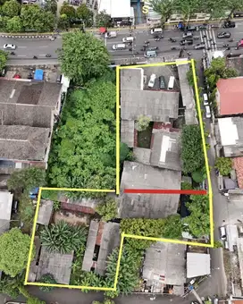 JUAL  Rumah Hitung Tanah Pinggir Jalan Utama  Kebayoran Lama