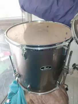 Drum pearl silver bekas