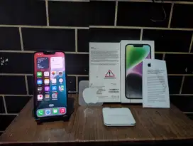 iPhone 14 128Gb iBox Mulus Normal Fullset Original Siap Pakai