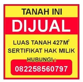 Tanah strategis untuk bisnis dan hunian