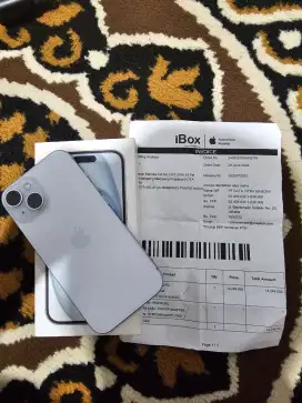 IPHONE 15 128GB IBOX PA/A FULLSET SAMPE NOTA PEMBELIAN