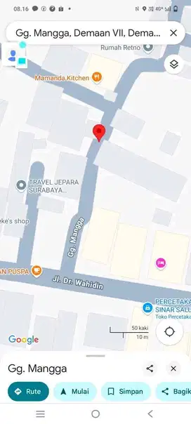 Dijual Tanah tanpa perantara Di Pusat Kota Jepara