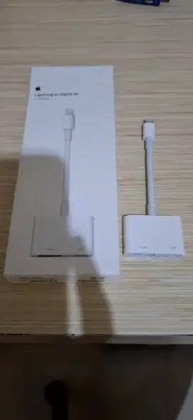 Lightning to Digital AV Adapter Apple Ori Second / Adaptor / Connector