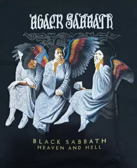 Band merch kaos longsleeve black sabbath