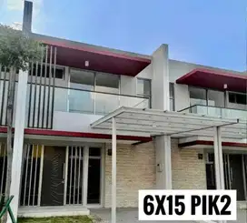 DISKON 10 JUTA RUMAH 3+1 KAMAR PIK2, UKURAN 6X15, 70JT/THN SEWA CEPAT