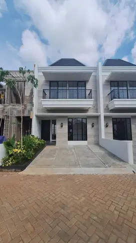 RUMAH DESIGN MODERN LUAS TANAH 88m DEKET KE TOL BECAKAYU