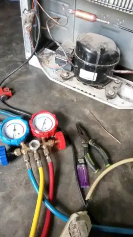 Jasa service AC kulkas mesin cuci bongkar pasang AC&pompa air
