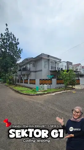 DIJUAL RUMAH POSISI HOEK SUDAH RENOV DI BELAKANG  SUMMARECON MALL