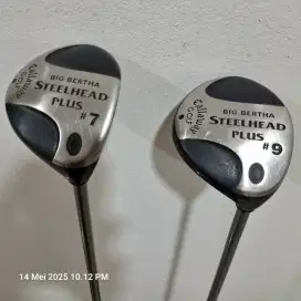 CALLAWAY BIG BERTHA STEELHEAD PLUS WOOD 7 DAN 9