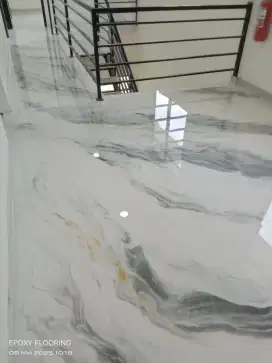 Epoxy Lantai Area industri Epoxy Motif Estetik Epoxy Lapangan Olahraga