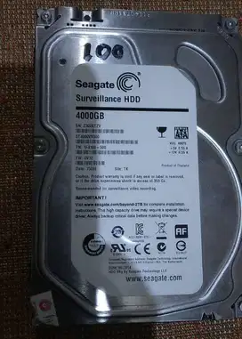 HARDISK 4TB HDD3,5 INCH SENTINEL 100% / FORMAT LANCAR