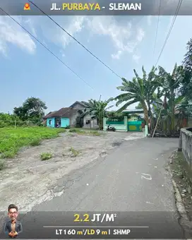 Dijual Tanah Luasan Ideal untuk rumah tinggal Barat Pemda Sleman