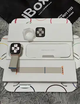 MURAH! Apple Watch iWatch SE 44mm Gen 2 Starlight Garansi iBox Fullset