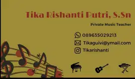 Les Private musik (Guru datang ke rumah)