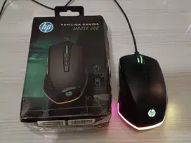 HP Pavilion Gaming Mouse 200 100% Original HP Fullset Like New Gan
