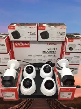 CCTV NO 1,. Paket 4 Camera Dahua Full HD 1080p