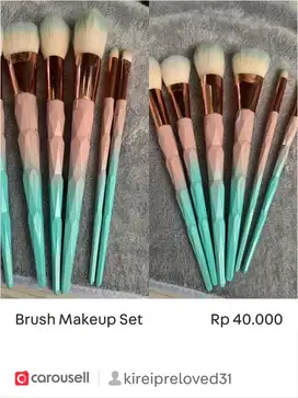 Brush makeup set