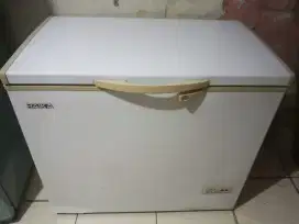Jual bu freezer box kapasitas 230 liter normal beku cepat
