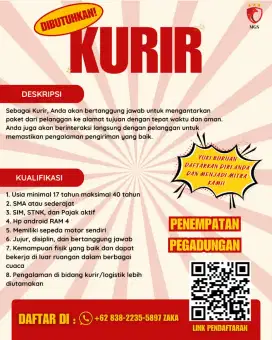 Loker Kurir Daerah Kalideres