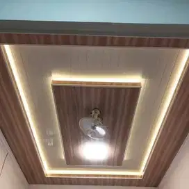 Wall Moulding Sekat Plafon Partisi PVC GRC Gypsum Jasa Tukang Pasang