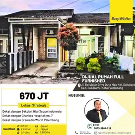 Dijual Cepat Rumah Full Furnished di Kota Palembang