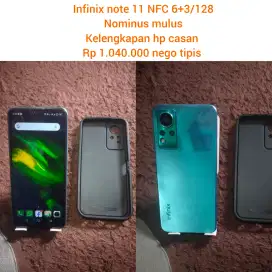 Infinix note 11 NFC 6+3/128 nominus mulus