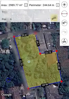 Tanah potensial untuk residensial di Cirendeu jaksel