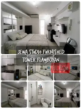 Sewa tahunan apartment Bassura City tower Flamboyan