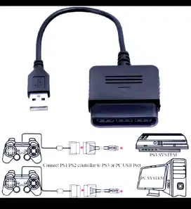 Stik PS 2 to PS 3 Converter Garansi