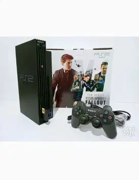 PS 2 Fat Jepang Stik 2 MMC 1 + FULL 80 Games PES 2025 Garansi
