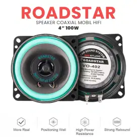 Speaker Coaxial Mobil HiFi 4 Inch 100W 1 PCS