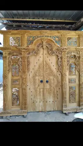 pintu kusen gebyok
