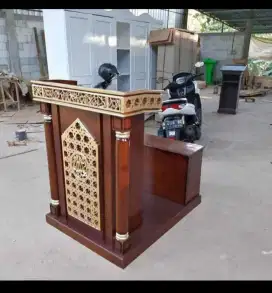 mimbar masjid kayu jati read