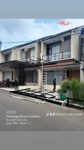 Kanopi Canopy, Tralis Teralis, Pagar Rumah, Railing, Tangga, Atap Baja