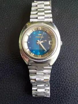 Rare Vintage Fortis Blue dial automatic