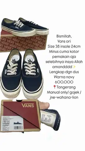 Sepatu vans ori