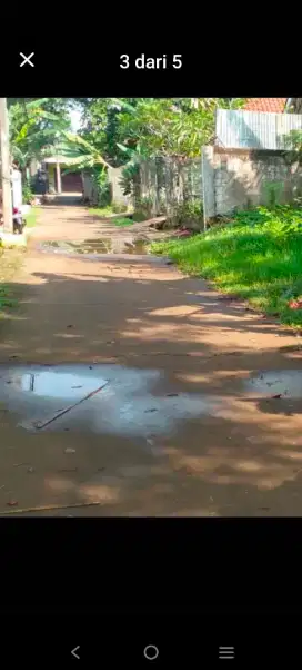 Tanah 400m jl raya kranggan pondok gede