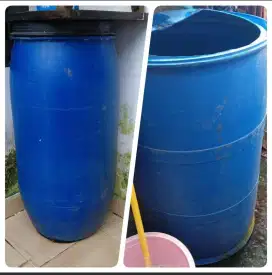 Dijual 2 drum besar utk penampungan air only 300k